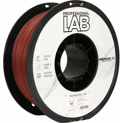Professional Lab PETG + CF filament červený 1,75mm 1kg
