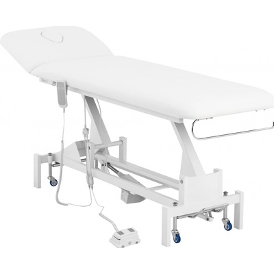 PHYSA LILLE Elektrický masážny stôl - 100 W - 200 kg - Biela