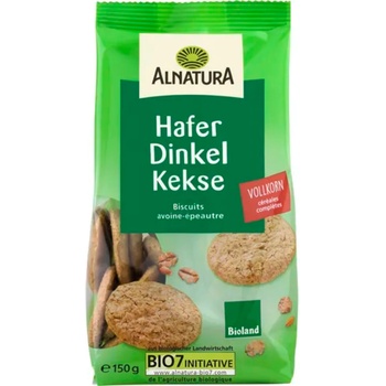 Alnatura Био бисквити от овес и лимец - 150 г