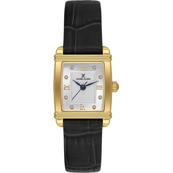 Daniel Klein DK. 1.14116-2 - Дамски часовник, Premium, Кварцов, 21x29mm, 3 ATM, Черен