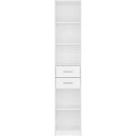 Black Red White Етажерка Nepo REG2S/40, Бяла