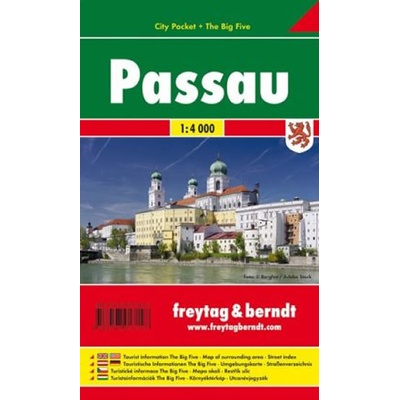 Passau 1:4T kapesní plán města