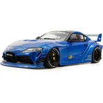 Solido 1: 18 toyota gr supra liberty walk body kit blue metalic - solido