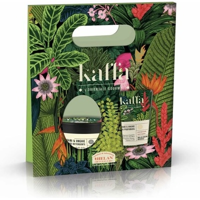 Helan Kaffa Hands & Nails Cleansing Butter 40 ml + Helan Hands & Nails Scented Cream 50 ml kosmetická sada