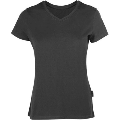 Hrm Dámske tričko z organickej bavlny HRM202 Dark Grey