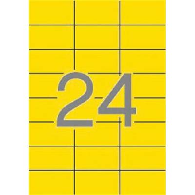 APLI Štítek 70 x 37 mm barevný žlutý 480 štítků 01591