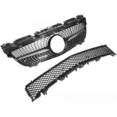 Predná maska Mercedes SLK R172 11-15 Diamond Black Chrome