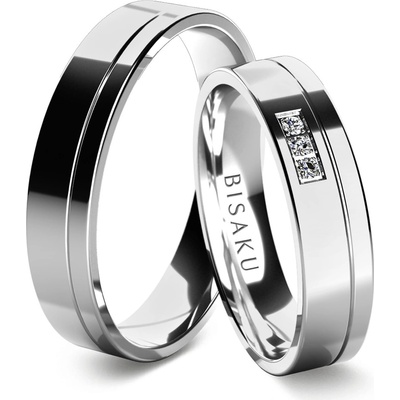 Bisaku snubní Basil BIS B09545125WG Stříbrná