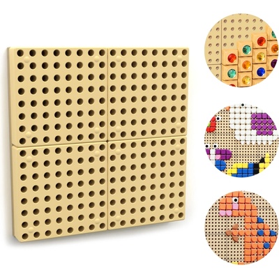 Masterkidz Kreatívna veda STEM Nástenná tabuľa + montážny panel 40 x 40 (cm)