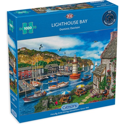 Gibsons Пъзел Gibsons от 1000 части - Заливът с фара, Доминик Дейвисън (G6285)