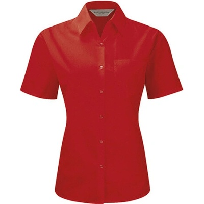 Russell dámská popelínová košile R-935F-0 Classic Red