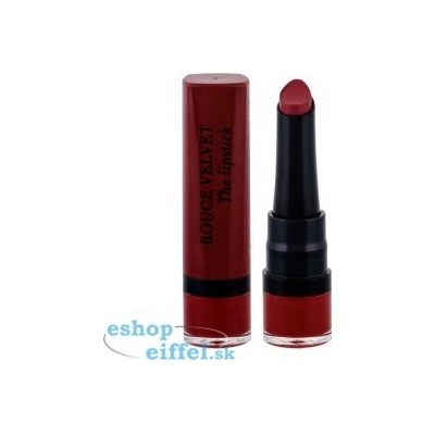 Bourjois Paris Rouge Velvet The Lipstick matný rúž12 Brunette 2,4 g