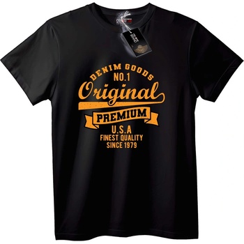 NOONEBRAND Тениска Оригинален Деним - S, Black