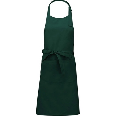 Kariban Vintage K885 Zástera s dvojitým vreckom bottle green