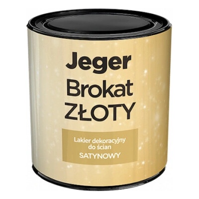 Jeger Brokať s trblietkami 0,5 l zlatý