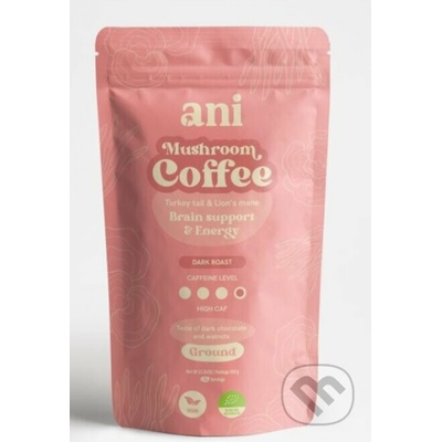 ANi Mushroom Coffee Brain suport & Energy mletá 350 g