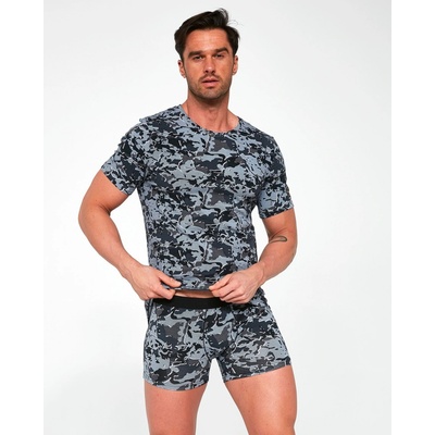 Cornette pánske tričko Military 294/01 grafit
