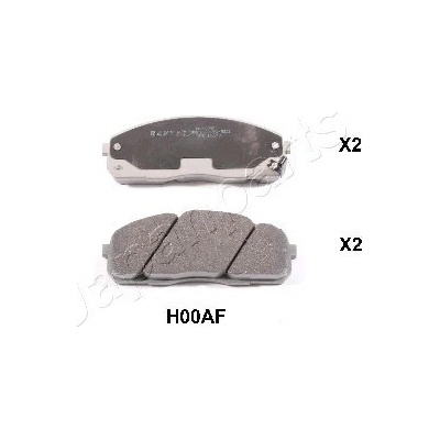 Sada brzdových platničiek kotúčovej brzdy JAPANPARTS PA-H00AF