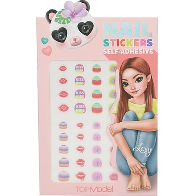 Top Model Комплект стикери за нокти, Lexy - оранжево
