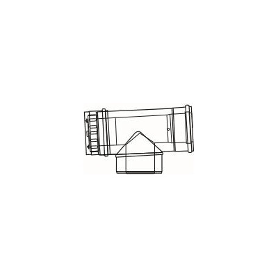 Almeva Lil revizní T-kus se změnou směru 110/160 mm LPUL01