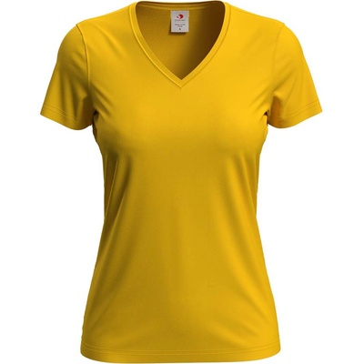 Stedman classic-t v-neck st2700 / Дамска тениска с v-образно деколте - слънчоглед s (st2700suns)