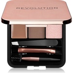 Revolution Brow Sculpt Kit сет за перфектни вежди цвят Brown 2.2 гр