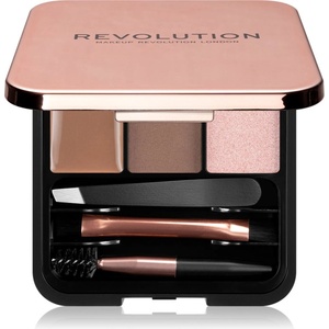 Revolution Brow Sculpt Kit сет за перфектни вежди цвят Brown 2.2 гр