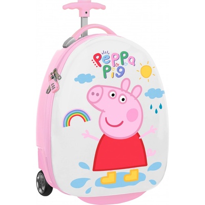 SAFTA Dětský kufr na kolečkách PEPPA PIG "ICE CREAM" 27L