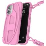 Diesel калъф за iPhone 16 с верига Oval D розов 60175 Diesel | Mnogotsveten | ЖЕНИ | UNI