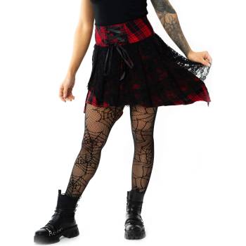 Poizen industries Дамска пола poizen industries - flora - black/red - sk-fra-br