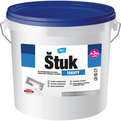 HET Štuk tekutý Balení: 30+3 kg