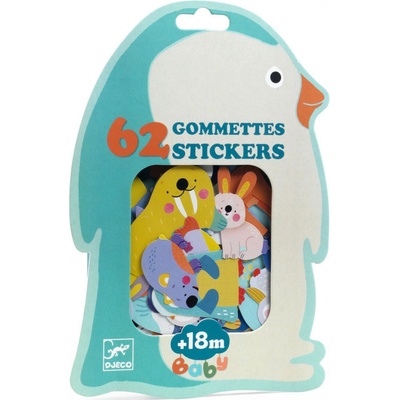 DJECO Moje první samolepky Polární zvířátka – Sleviste.cz