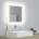 vidaXL LED огледало за баня, дъб сонома, 40x8, 5x37 см, акрил (804911)