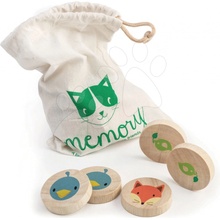 Tender Leaf Toys Drevené pexeso Clever Cat Memory