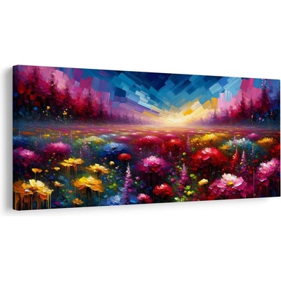 Obraz květinová louka - 80x40