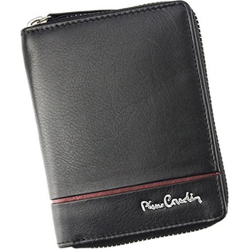 Pierre Cardin pánska kožená peňaženka na zips 8818 T15 3 čierna