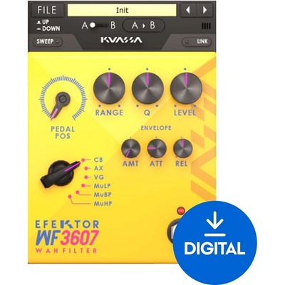 Kuassa Efektor WF3607 Wah Filter (Дигитален продукт)