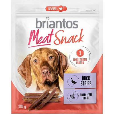 Briantos Meat Snacks kačica a králik pre psy kačica 2 x 180 g