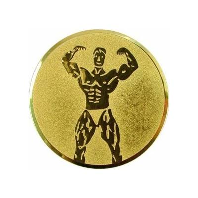 TROFEJE.sk Emblém 25mm 62 kulturistika
