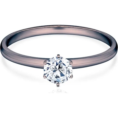 SAVICKI Годежен пръстен savicki: черно злато, диамант