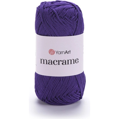 Yarn Art příze Macrame M167 tmavě fialová