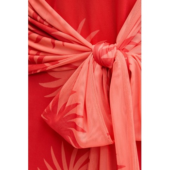 Never Fully Dressed Рокля Never Fully Dressed в оранжево къса със стандартна кройка NFDDR2052 (NFDDR2052)