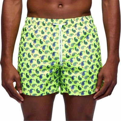 Sundek Бански гащета Sundek Crazy paisley swimming shorts - Green (Wow)
