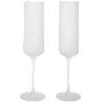 Ferm Living Ripple Flutes, чаши за шампанско, матирани, 2 бр (1104271425)