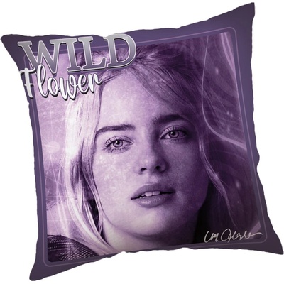 Jerry Fabrics Детска възглавница 40x40 cm Billie Eilish - Jerry Fabrics (24CS179)