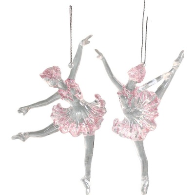 Dekorácia MagicHome Baletka, polyresin, závesná, 9x4x7,5 cm