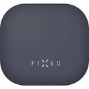 FIXED Silky Ultratenké silikonové puzdro pre Apple AirPods 4 FIXSIL-1473-BL