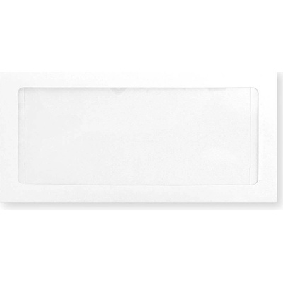Bílá celookénková obálka 110x220 mm (DL)