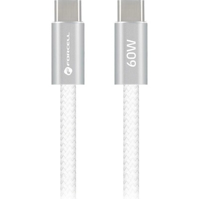 Forcell ACYH23 USB-C / USB-C 60W PD QC4.0 AVS 1,2m bílý
