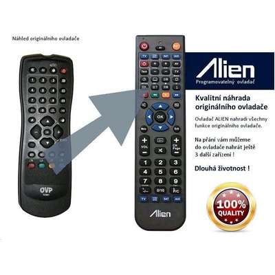 Diaľkový ovládač Alien OVP RC5251
